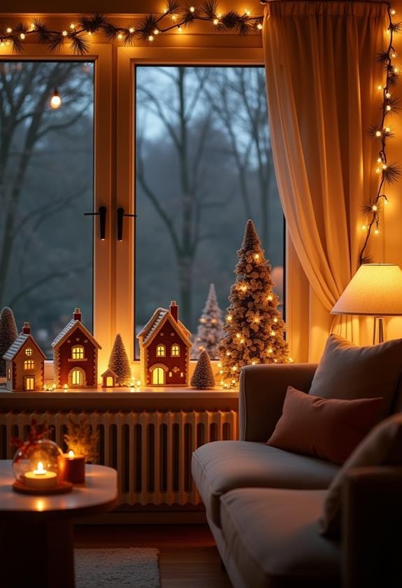 illuminated miniature house decor