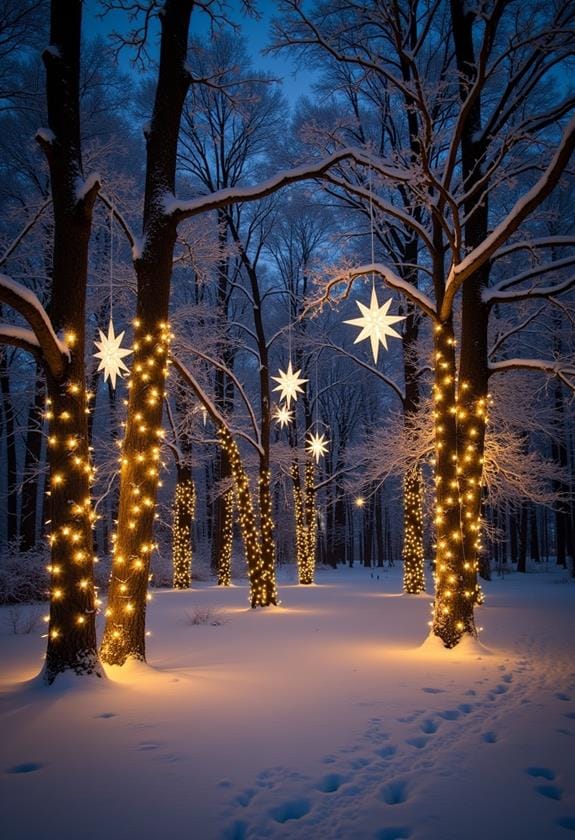 illuminated night sky decorations