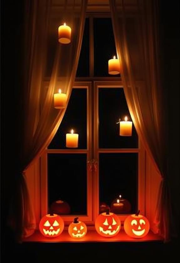 illuminated water candle arrangement