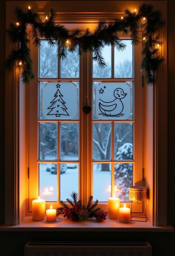 illuminated window artistry