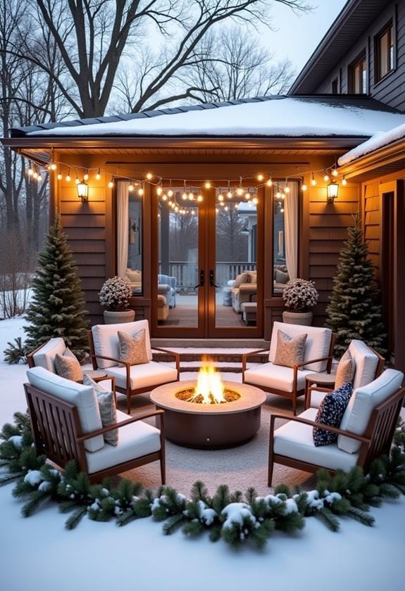 inviting comfortable lounge spaces