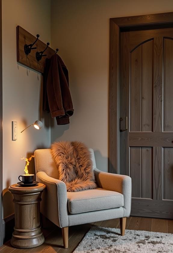inviting reading corner