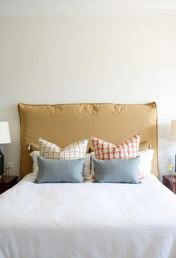 large cushioned headboard design