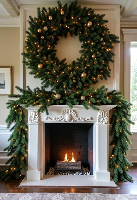 large decorative wreaths showcase