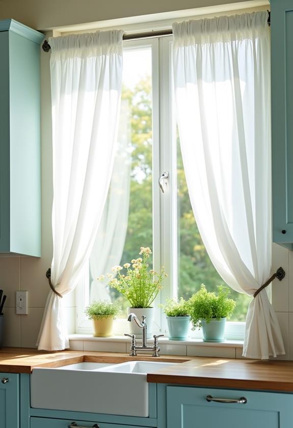 lightweight airy curtains