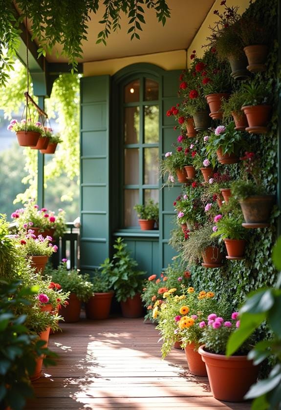 lush urban greenery structures