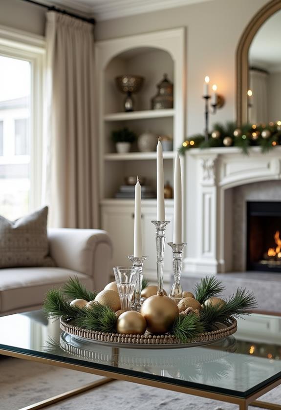 luxurious silver and gold