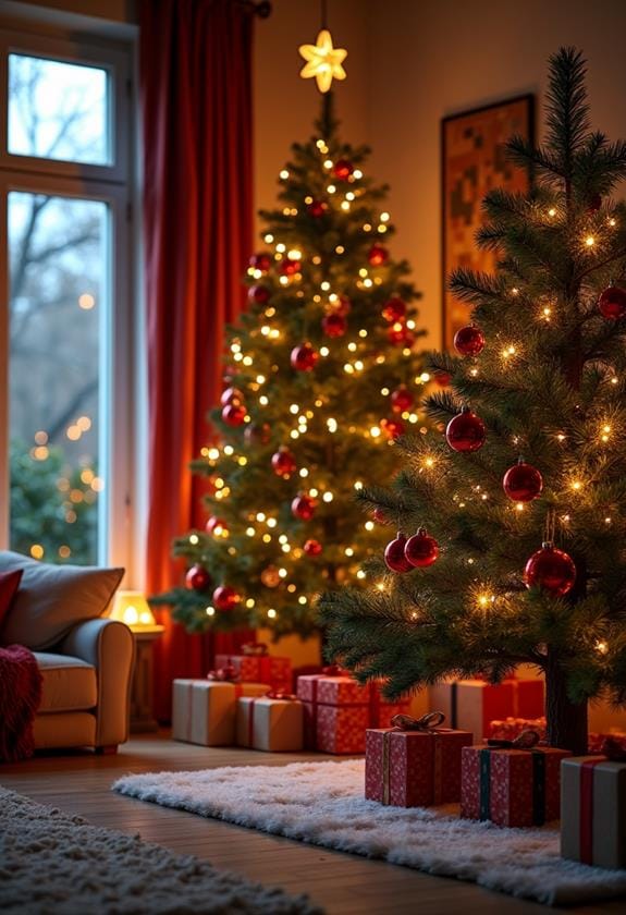 magical holiday tree aesthetics
