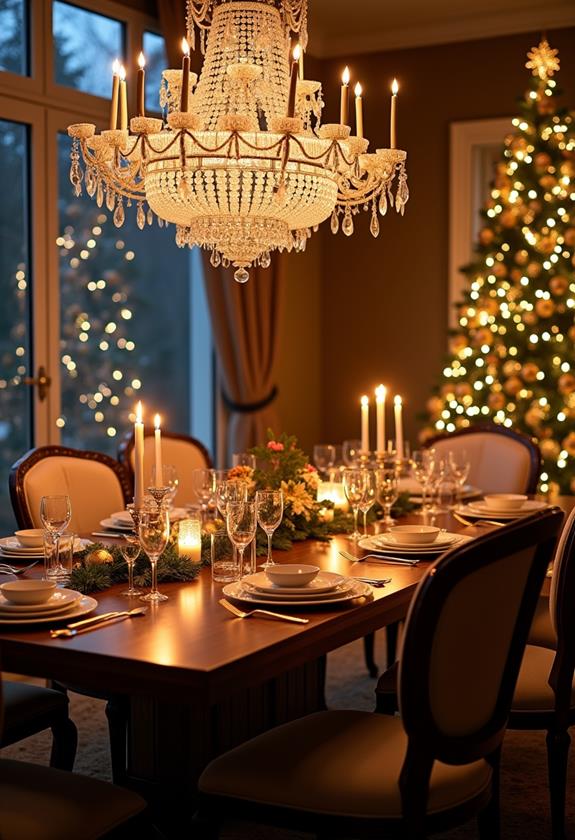 magical holiday tree arrangements