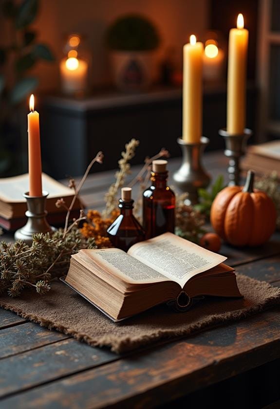 magical literary table decor