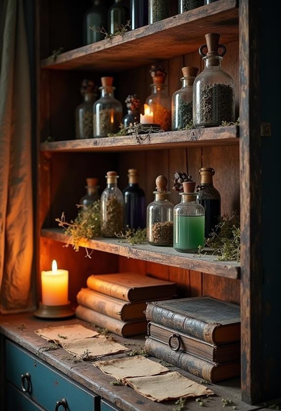 magical tomes and manuscripts