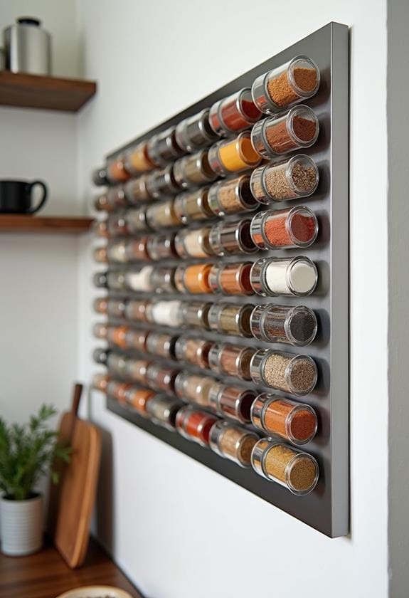 magnetic spice rack organizer