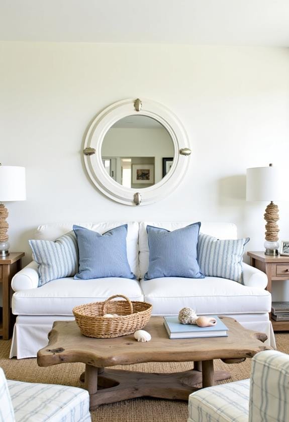 marine inspired decorative elements