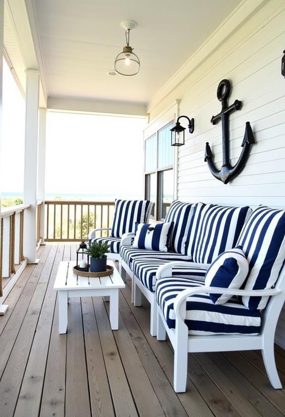 marine themed deck aesthetics