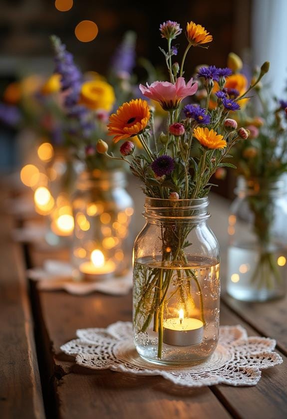 mason jar centerpiece ideas