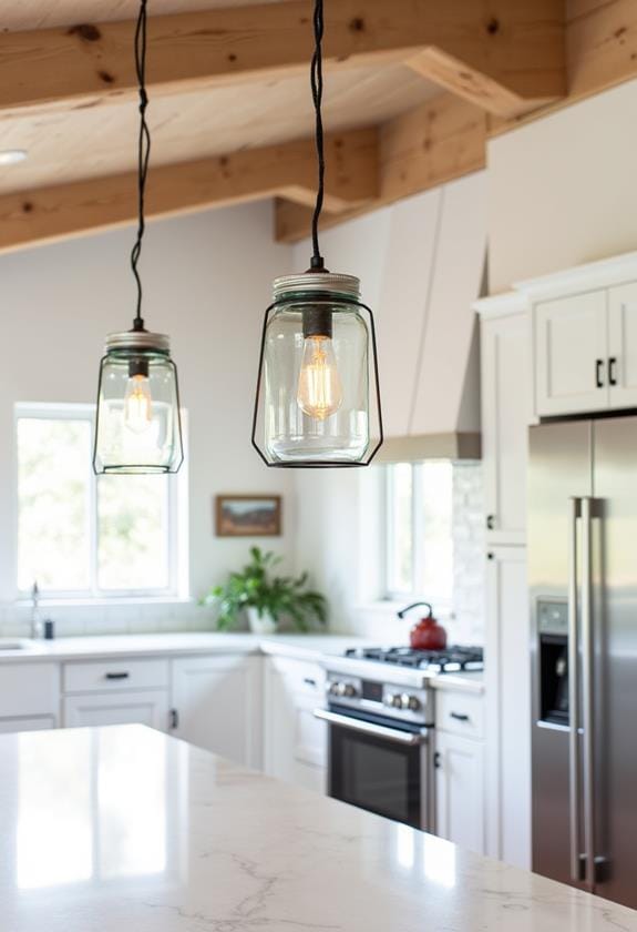 mason jar pendant lights