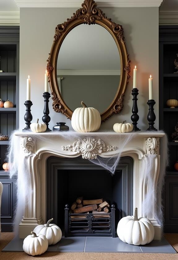 monochromatic halloween color scheme