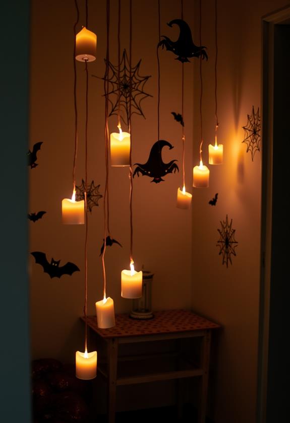 mysterious levitating wax lights