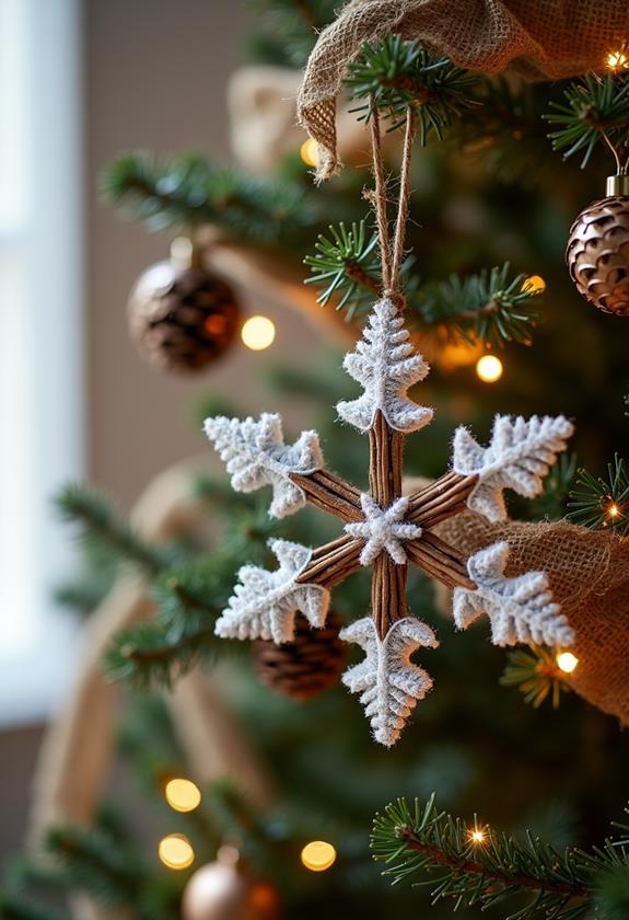 natural winter decorations craft