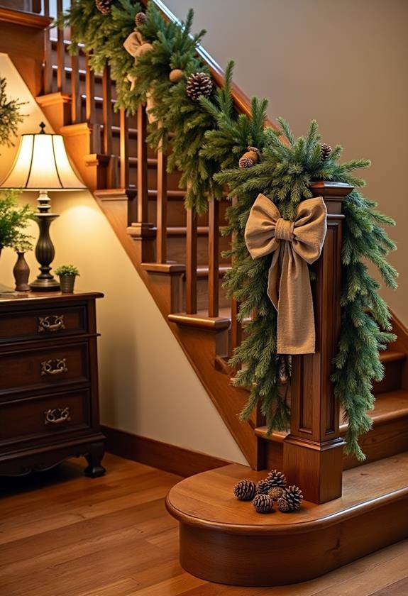 natural woodland decorative touches