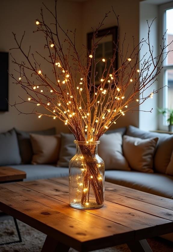 nature inspired illuminated artwork