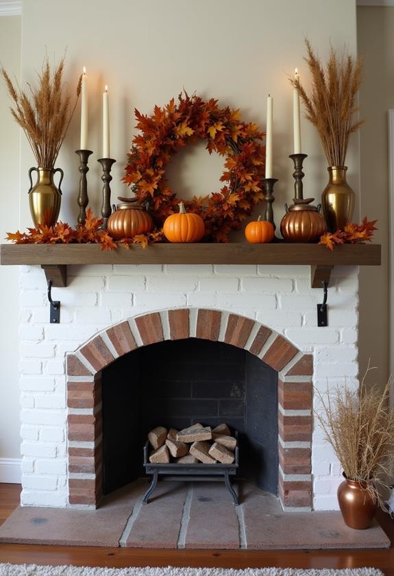 nostalgic autumn table decor