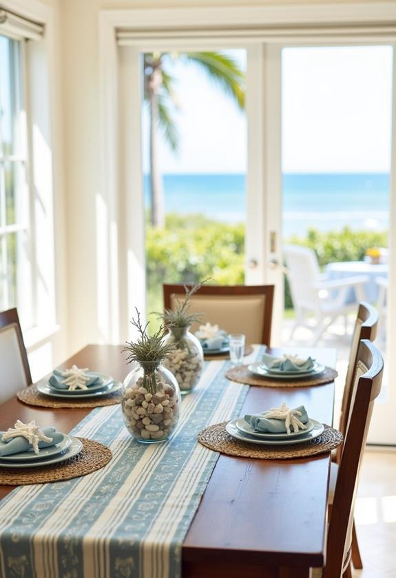 oceanic themed dinnerware collection