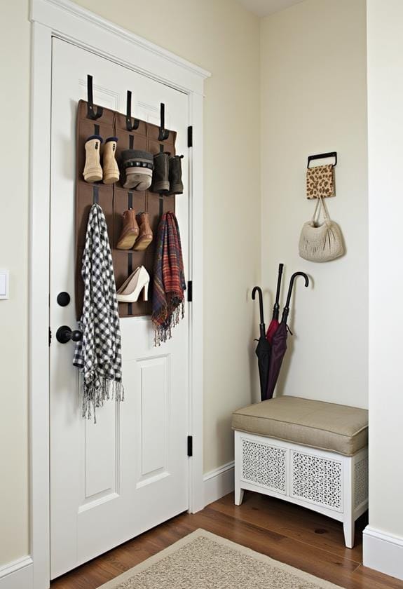 optimized over the door storage
