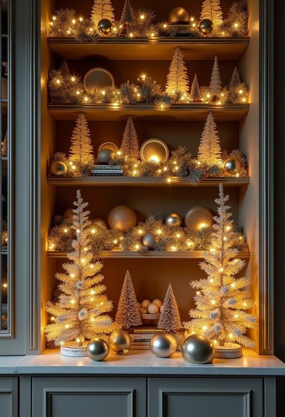 opulent metallic fashion statement