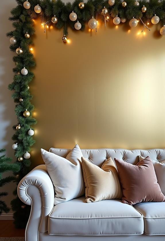 opulent metallic wall decor