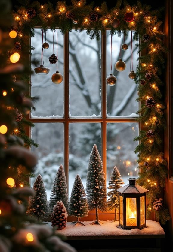 outdoor christmas window decor