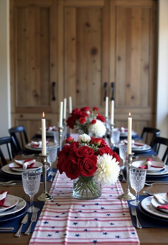 patriotic table decor accessory