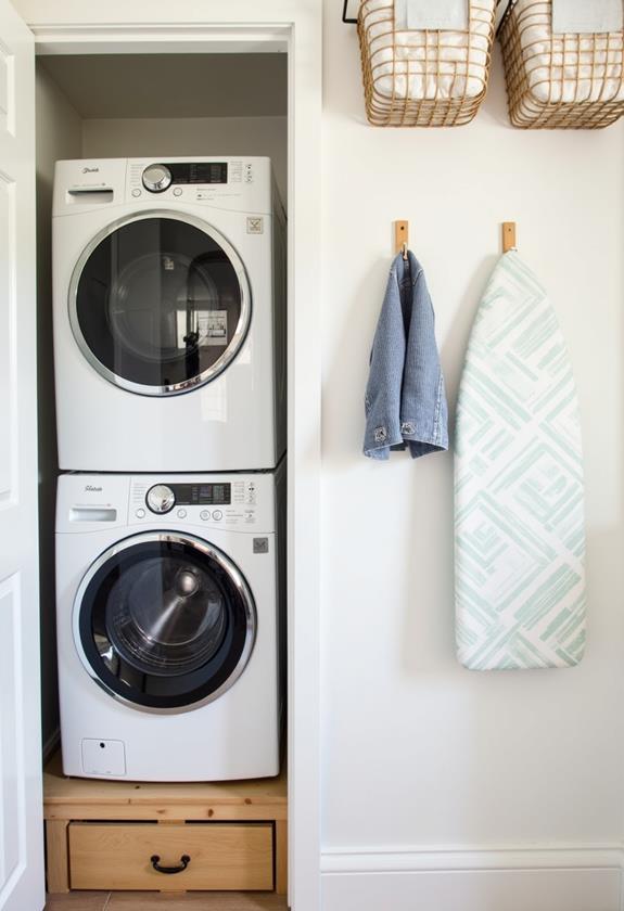 pedestal for stackable washers