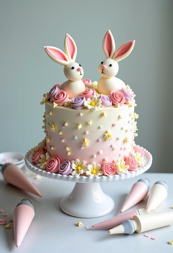 perfecting cake decoration skills