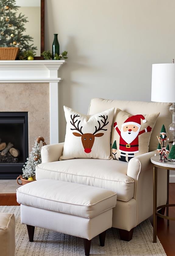 playful character inspired cushions