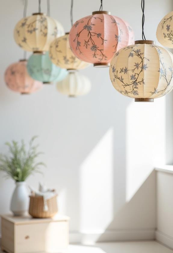 playful decorative lantern strings