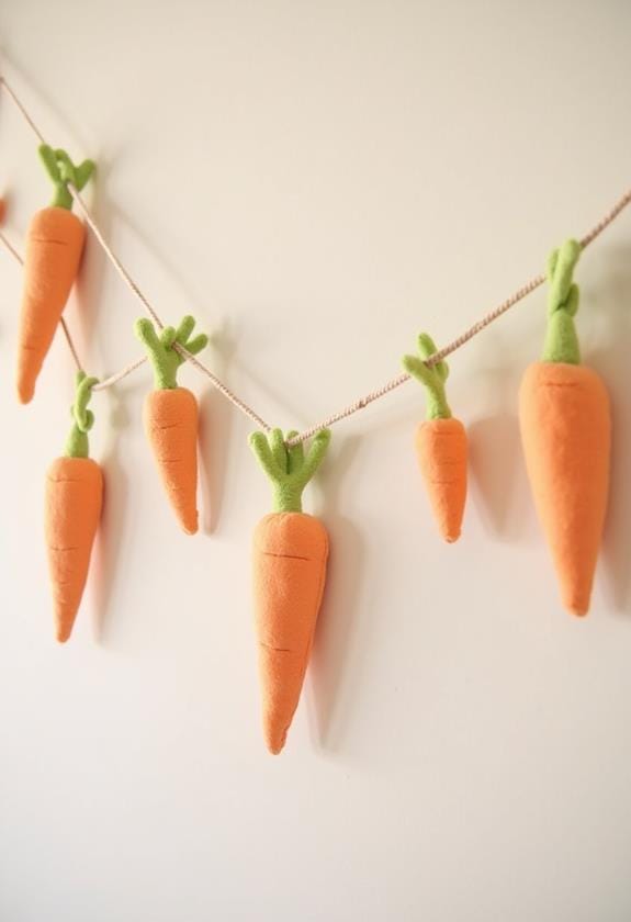 playful vegetable decoration string