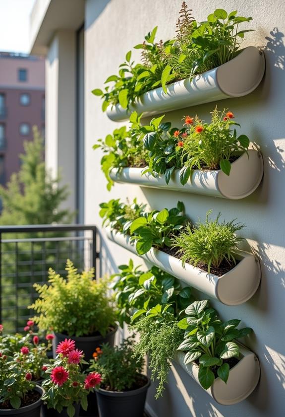 pvc pipe vertical gardening