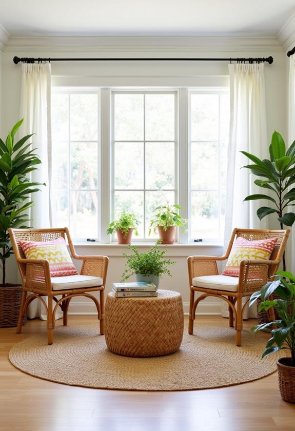 rattan and wicker craftsmanship