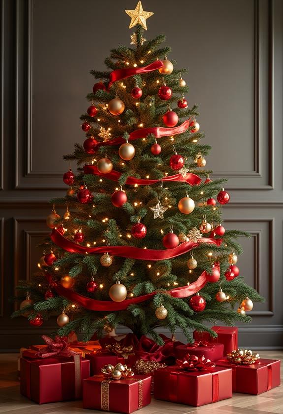 red and gold decorations ideas