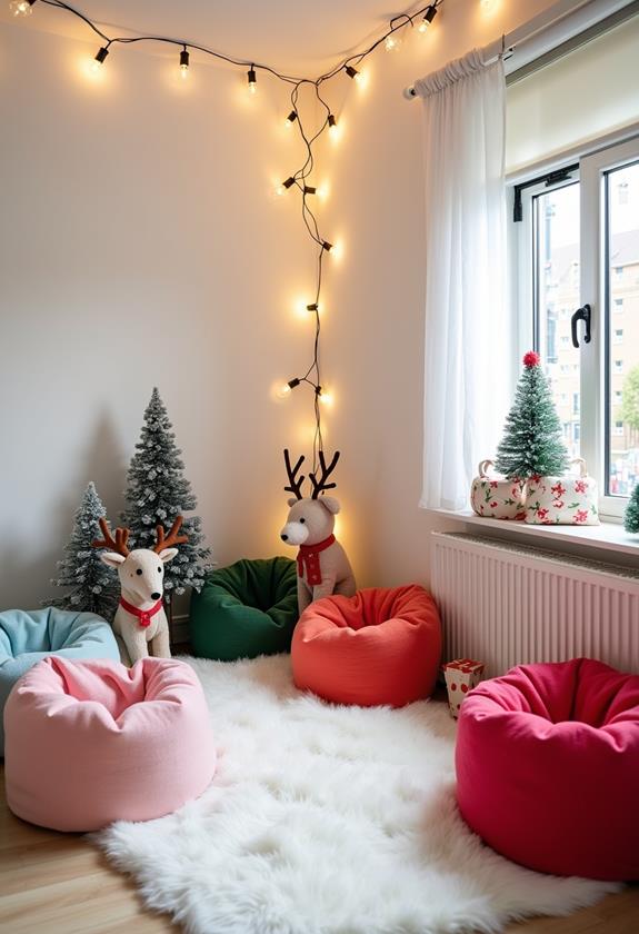reindeer themed children s play area
