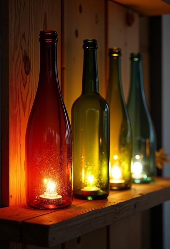 repurposed bottle light fixtures