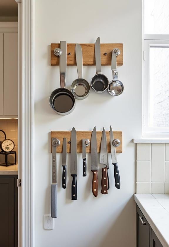 repurposed magnetic knife strips