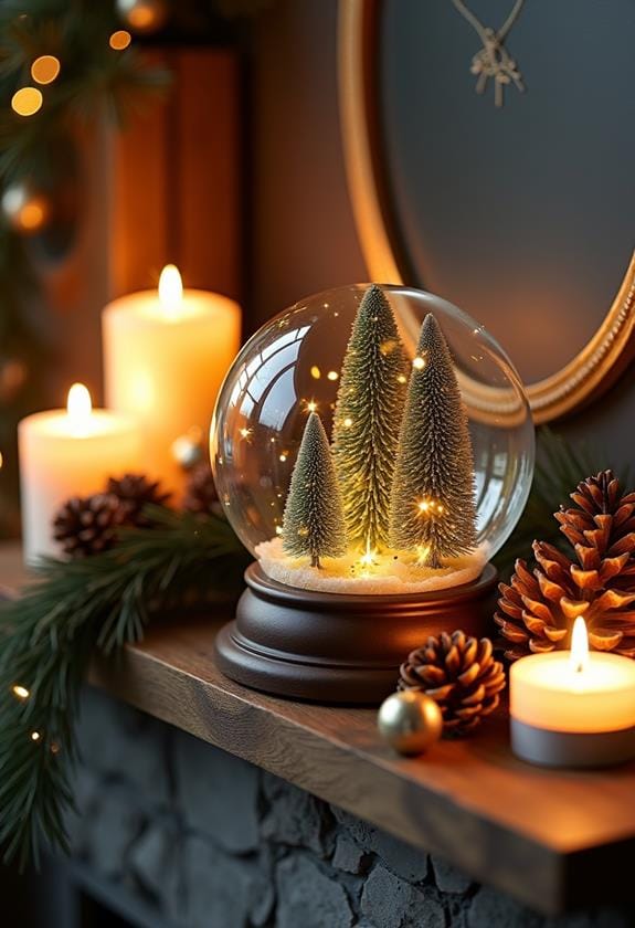 retro christmas decor accent