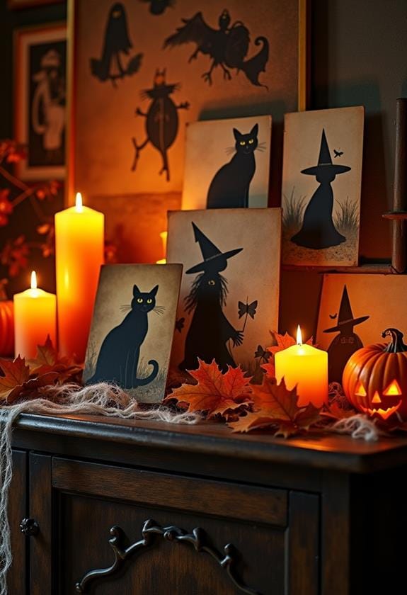 retro halloween card showcase