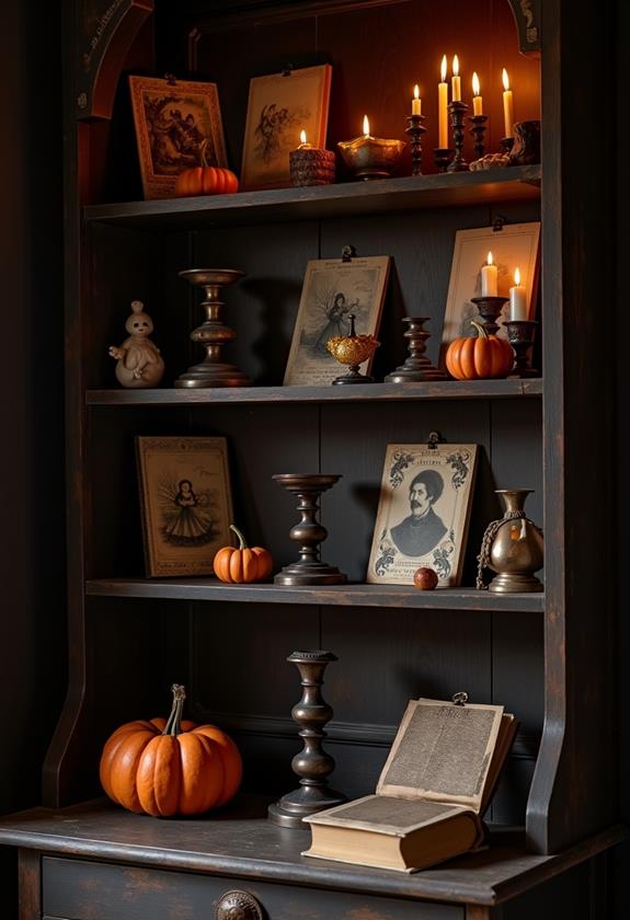 retro halloween card showcase