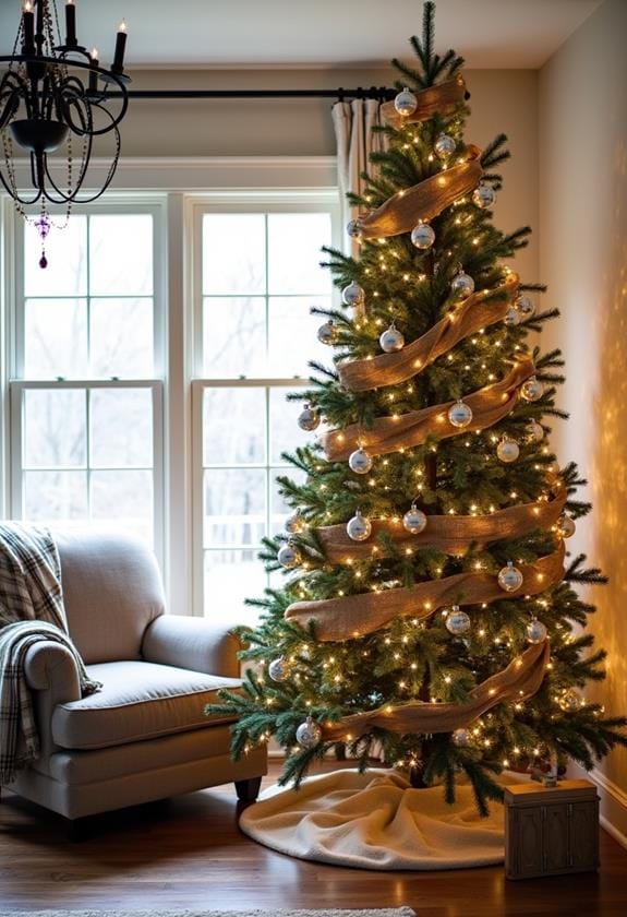 retro holiday tree ornaments