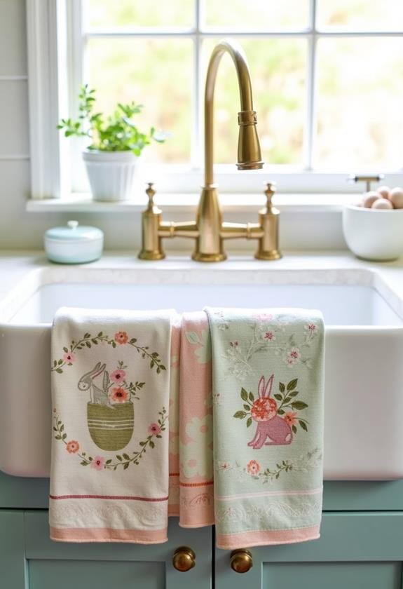retro tea towel design