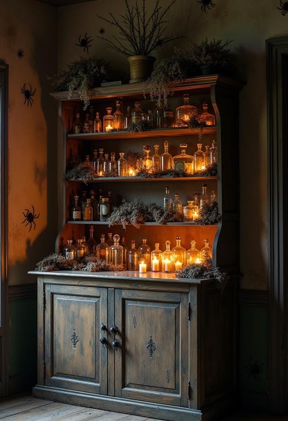 revamped apothecary cabinet design