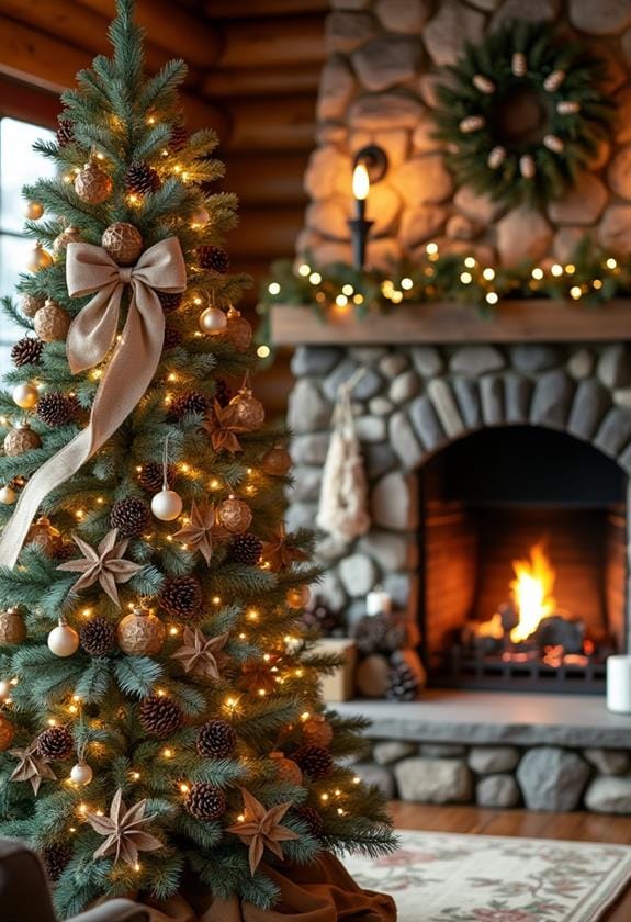 rustic christmas tree essentials